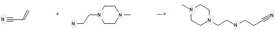 4-Methylpiperazine-1-ethylamine can be used to produce 3-[2-(4-methyl-piperazin-1-yl)-ethylamino]-propionitrile